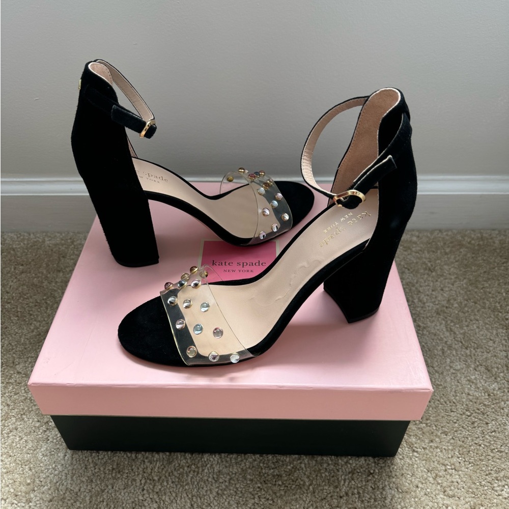 kate spade Marci Clear Heel Dress Sandals